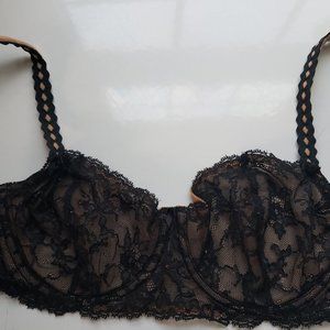 Victorias secret Black lace bra 36C